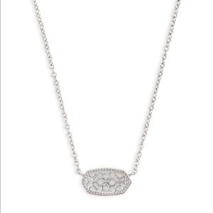 Kendra Scott Elisa silver pendant